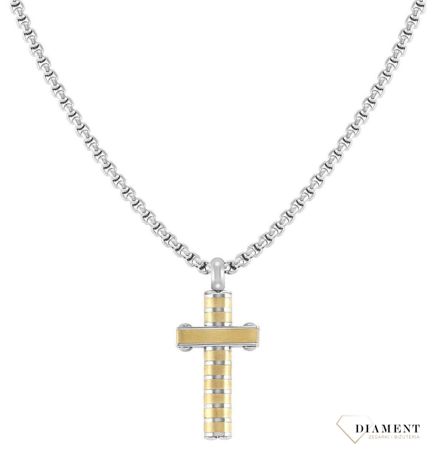 Naszyjnik Nomination Italy Strong Krzyż 028303 031. Idealny do codziennych, casualowych stylizacji. Skromny, ale jednocześnie elegancki stanowi klasyczny dodatek lub prawdziwe wyznanie wiary. Wybierz go dla siebie lub podaru.jpg